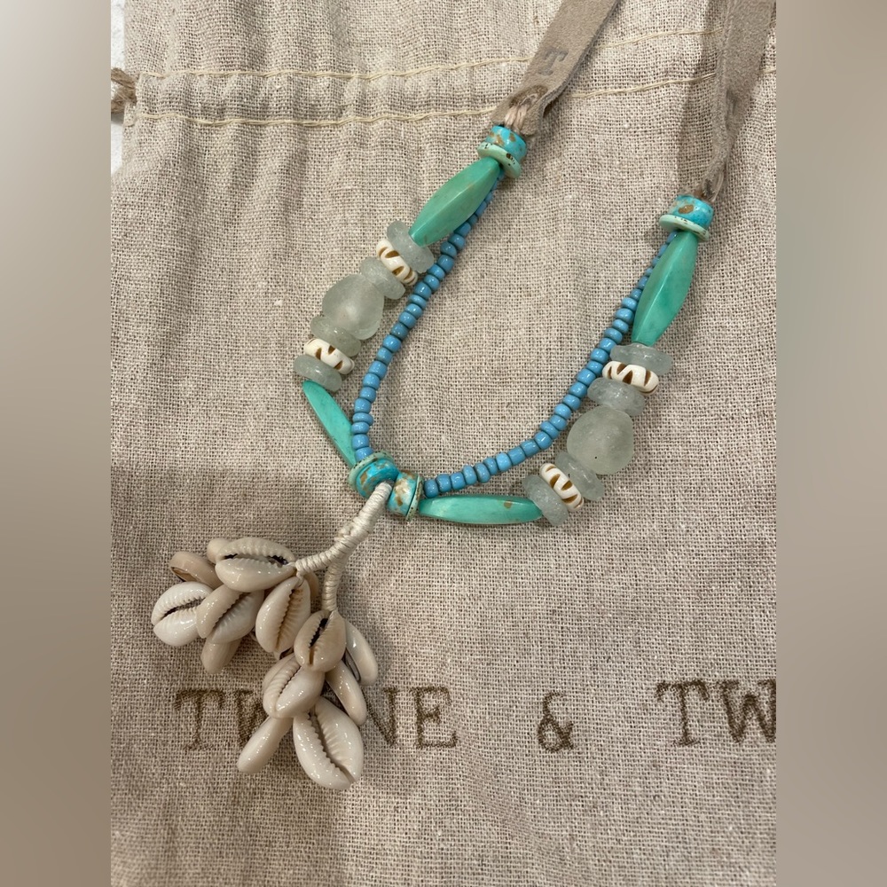Twine and twig necklace